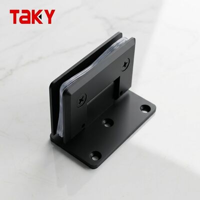 Easy Installation Matte Black Shower Door Square 90 Degree Stainless Steel Shower Hinge